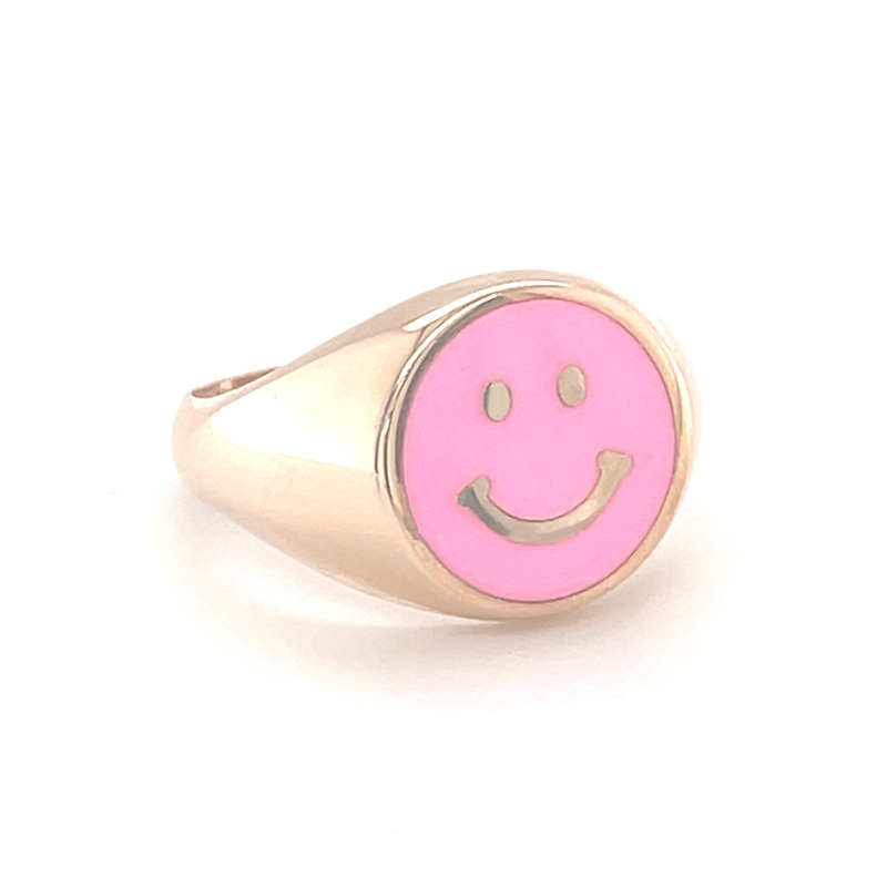 טבעת כסף בציפוי רוזגולד