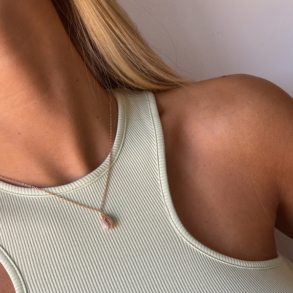 שרשרת צדף רוזגולד