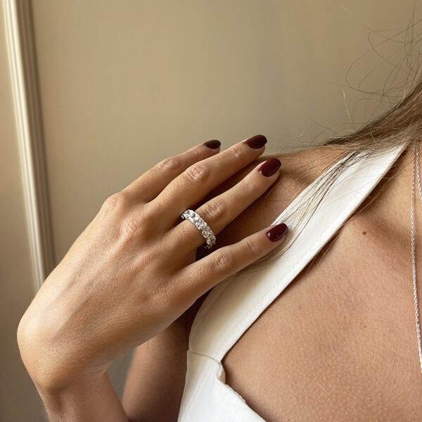 טבעת NEVER ENDING STORY בריבוע