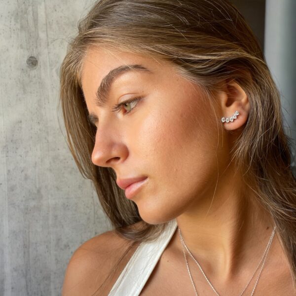 עגילי נקודות אור